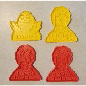 4 McDonald’s cookie cutters